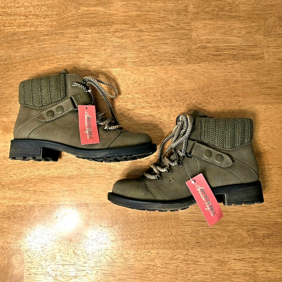 American Rag Harvey Hiking Boots,Brown  Size 9M- New in Box - Picture 6 of 11